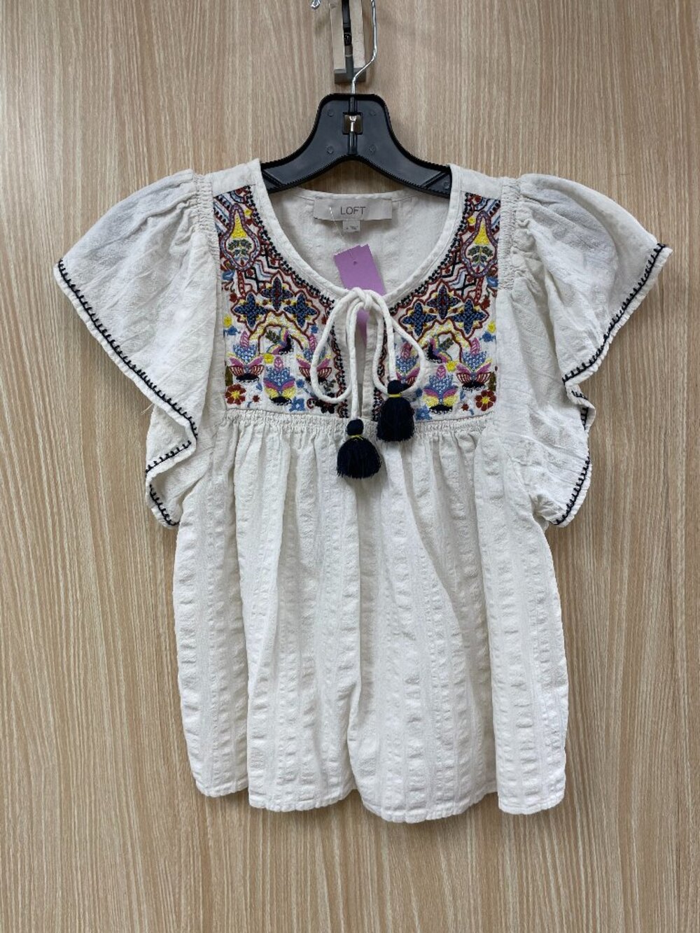 LOFT Cream Top Size S